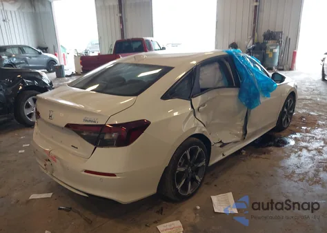 2025 Honda Civic Hybrid Sport/Sport Touring z USA, uszkodzony, nr VIN 2HGFE4F85SH329261